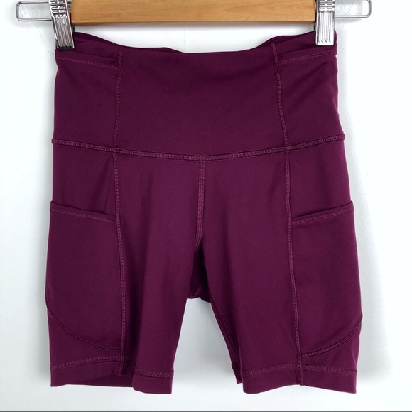 lululemon athletica Pants - Lululemon Fast And Free Short 6"  Purple Size 2